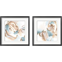 Framed 'Abstracted Shells 2 Piece Framed Art Print Set' border=