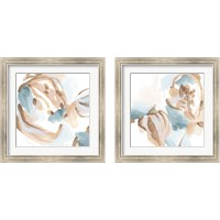 Framed 'Abstracted Shells 2 Piece Framed Art Print Set' border=