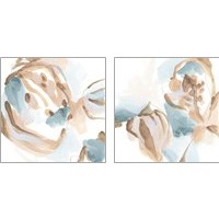 Framed 'Abstracted Shells 2 Piece Art Print Set' border=