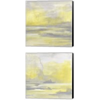 Framed 'Citron Shore 2 Piece Canvas Print Set' border=
