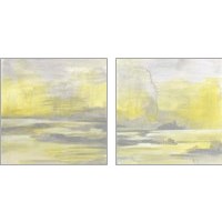 Framed Citron Shore 2 Piece Art Print Set