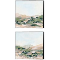 Framed 'Valley Dusk 2 Piece Canvas Print Set' border=