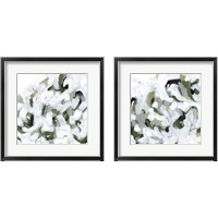 Framed 'Snow Lichen 2 Piece Framed Art Print Set' border=