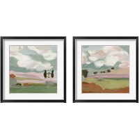 Framed Violet Fields 2 Piece Framed Art Print Set