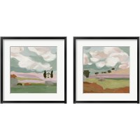 Framed Violet Fields 2 Piece Framed Art Print Set