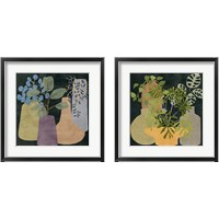Framed 'Decorative Vases 2 Piece Framed Art Print Set' border=