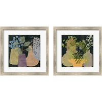 Framed 'Decorative Vases 2 Piece Framed Art Print Set' border=