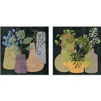Framed 'Decorative Vases 2 Piece Art Print Set' border=