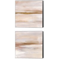 Framed 'Golden Horizon 2 Piece Canvas Print Set' border=