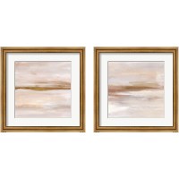 Framed 'Golden Horizon 2 Piece Framed Art Print Set' border=