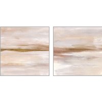 Framed Golden Horizon 2 Piece Art Print Set