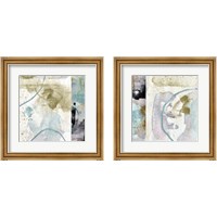 Framed 'Aubergine 2 Piece Framed Art Print Set' border=