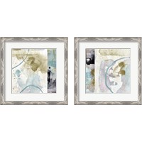 Framed 'Aubergine 2 Piece Framed Art Print Set' border=