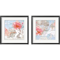 Framed 'Spring Fling 2 Piece Framed Art Print Set' border=