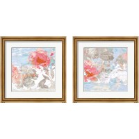 Framed 'Spring Fling 2 Piece Framed Art Print Set' border=