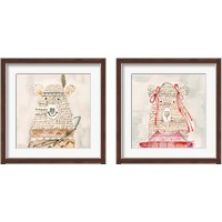 Framed 'Lids Bear 2 Piece Framed Art Print Set' border=