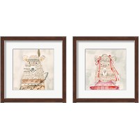 Framed 'Lids Bear 2 Piece Framed Art Print Set' border=