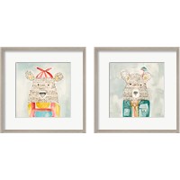 Framed Lids Bear 2 Piece Framed Art Print Set