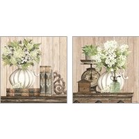 Framed 'Farmhouse Finds 2 Piece Art Print Set' border=