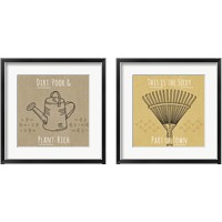 Framed 'Home Grown 2 Piece Framed Art Print Set' border=