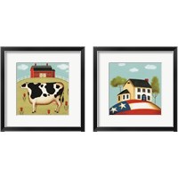 Framed 'My Home 2 Piece Framed Art Print Set' border=