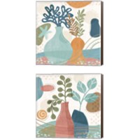 Framed 'Coastal Creations 2 Piece Canvas Print Set' border=