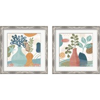 Framed 'Coastal Creations 2 Piece Framed Art Print Set' border=