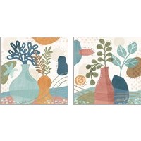 Framed 'Coastal Creations 2 Piece Art Print Set' border=