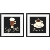 Framed 'Fresh Coffee 2 Piece Framed Art Print Set' border=