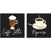 Framed 'Fresh Coffee 2 Piece Art Print Set' border=