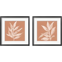 Framed 'Leaf Study Pheasant 2 Piece Framed Art Print Set' border=