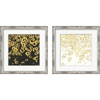 Framed Gold Bubbles 2 Piece Framed Art Print Set