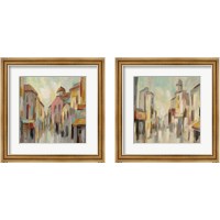 Framed Pastel Street 2 Piece Framed Art Print Set