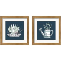 Framed 'Plants Life 2 Piece Framed Art Print Set' border=