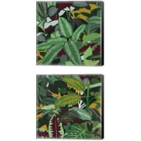 Framed 'Jungle Safari 2 Piece Canvas Print Set' border=