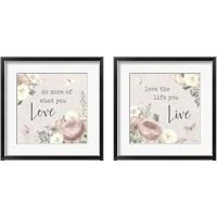 Framed 'Garden District Neutral 2 Piece Framed Art Print Set' border=