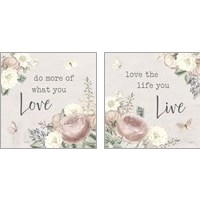 Framed Garden District Neutral 2 Piece Art Print Set