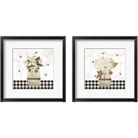 Framed Bee Grateful & Blessed 2 Piece Framed Art Print Set