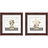 Framed Bee Grateful & Blessed 2 Piece Framed Art Print Set