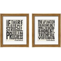 Framed Frederick Douglass Quote 2 Piece Framed Art Print Set