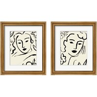 Framed Matisse's Muse Portrait 2 Piece Framed Art Print Set