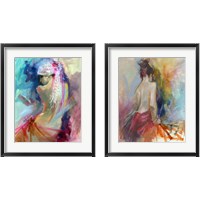 Framed Mood Alizarine 2 Piece Framed Art Print Set