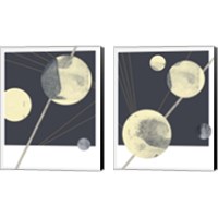 Framed 'Planetary Weights 2 Piece Canvas Print Set' border=