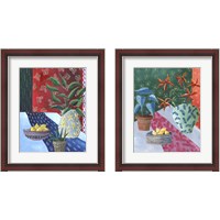 Framed 'Table Vignette 2 Piece Framed Art Print Set' border=