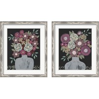 Framed 'Bundle of Flowers 2 Piece Framed Art Print Set' border=