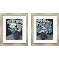 Framed 'Gathering Floral 2 Piece Framed Art Print Set' border=