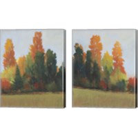 Framed 'Fall Colors 2 Piece Canvas Print Set' border=