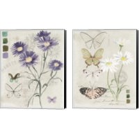 Framed 'Field Notes Florals 2 Piece Canvas Print Set' border=