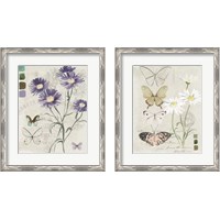 Framed 'Field Notes Florals 2 Piece Framed Art Print Set' border=