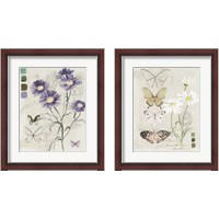 Framed 'Field Notes Florals 2 Piece Framed Art Print Set' border=